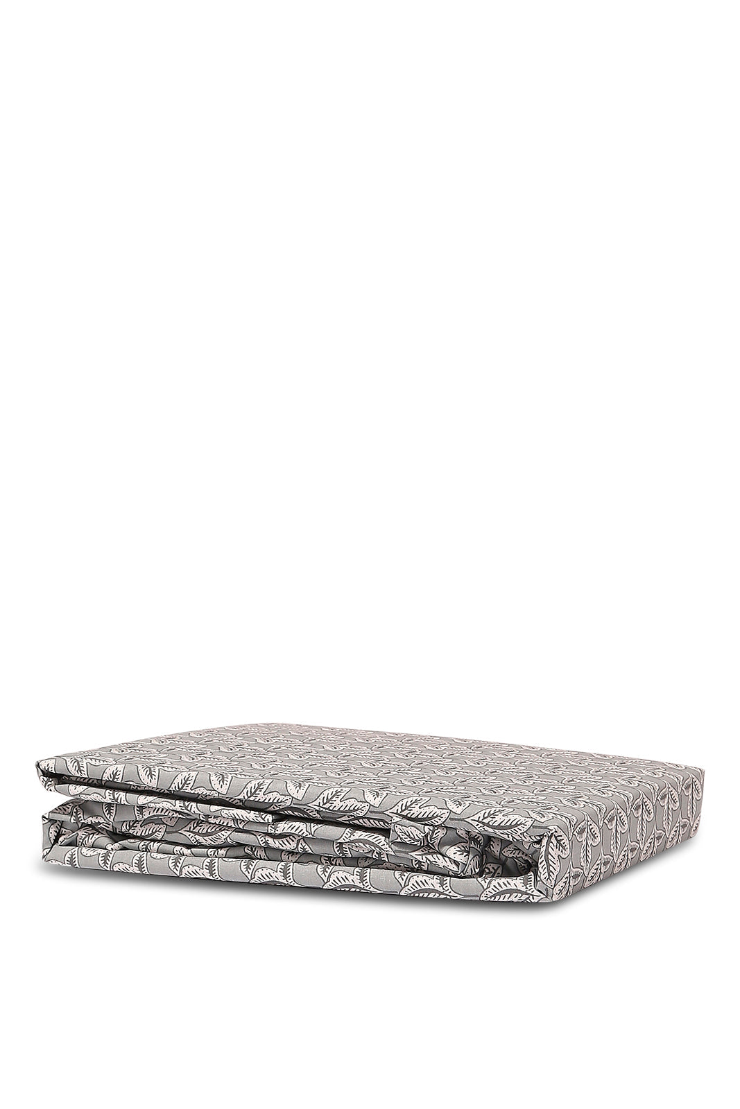 Redtag-Grey-Leaves-Printed-Fitted-Sheet(Super-King-Size)-Category:Fitted-Sheets,-Colour:Grey,-Deals:New-In,-Dept:Home,-Filter:Home-Bedroom,-HMW-BED-Fitted-Sheets,-New-In-HMW-BED,-Non-Sale,-S23A,-Section:Homewares-Home-Bedroom-