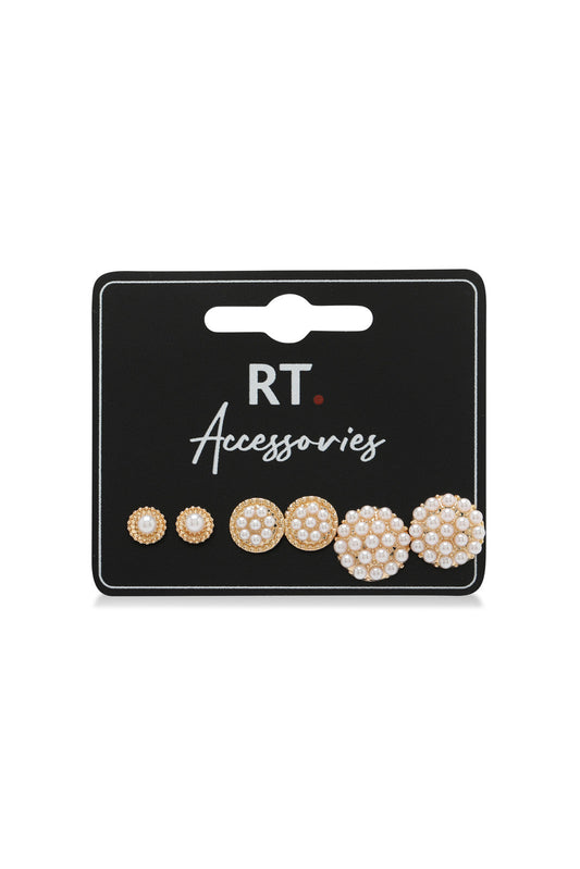 Redtag-Studs-Category:Jewellery,-Colour:Assorted,-Dept:Ladieswear,-Filter:Women's-Accessories,-LEC-Jewellery,-New-In,-New-In-Women-ACC,-Non-Sale,-Section:Women,-W22B-Women-