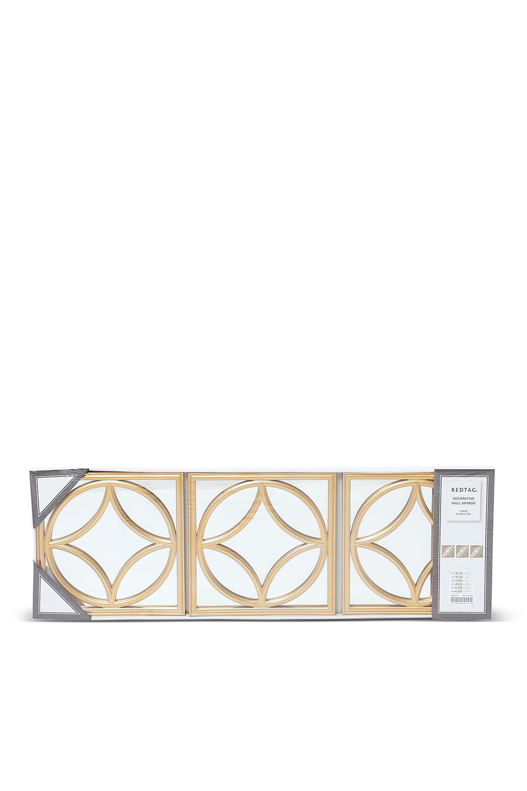 Redtag-Gold-Round-Decorative-Mirror-Set(3-Piece)-Category:Mirrors,-Colour:Gold,-Deals:New-In,-Dept:Home,-Filter:Home-Decor,-HMW-HOM-Wall-Decor-&-Mirrors,-New-In-HMW-HOM,-Non-Sale,-S23A,-Section:Homewares-Home-Decor-