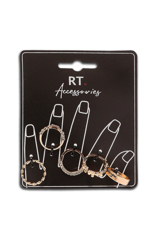 Redtag-Rings-Category:Jewellery,-Colour:Assorted,-Dept:Ladieswear,-Filter:Women's-Accessories,-New-In,-New-In-Women-ACC,-Non-Sale,-Section:Women,-W22B,-Women-Jewellery-Women-