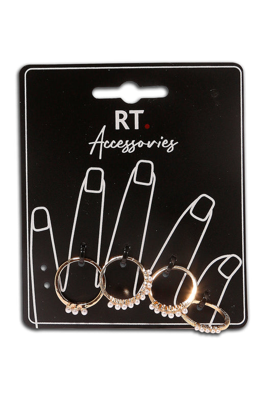 Redtag-Rings-Category:Jewellery,-Colour:Assorted,-Dept:Ladieswear,-Filter:Women's-Accessories,-New-In,-New-In-Women-ACC,-Non-Sale,-S23A,-Section:Women,-Women-Jewellery-Women-