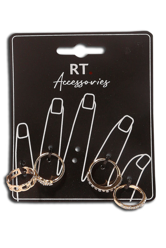 Redtag-Rings-Category:Jewellery,-Colour:Assorted,-Dept:Ladieswear,-Filter:Women's-Accessories,-New-In,-New-In-Women-ACC,-Non-Sale,-S23A,-Section:Women,-Women-Jewellery-Women-