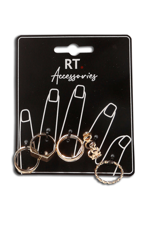Redtag-Rings-Category:Jewellery,-Colour:Assorted,-Dept:Ladieswear,-Filter:Women's-Accessories,-New-In,-New-In-Women-ACC,-Non-Sale,-Section:Women,-W22B,-Women-Jewellery-Women-