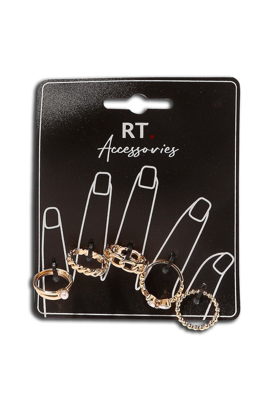 Redtag-Rings-Category:Jewellery,-Colour:Assorted,-Dept:Ladieswear,-Filter:Women's-Accessories,-New-In,-New-In-Women-ACC,-Non-Sale,-Section:Women,-W22B,-Women-Jewellery-Women-