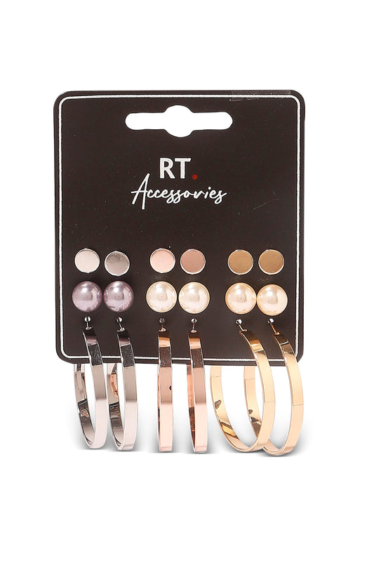 Redtag-Studs-Category:Jewellery,-Colour:Assorted,-Dept:Ladieswear,-Filter:Women's-Accessories,-LEC-Jewellery,-New-In,-New-In-Women-ACC,-Non-Sale,-S23A,-Section:Women-Women-