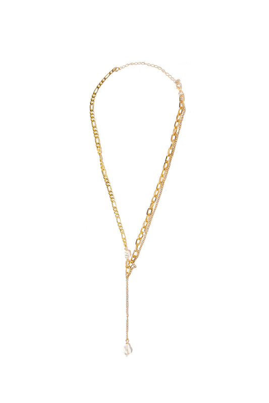 Redtag-Women-Gold-Necklace-Category:Jewellery,-Colour:Gold,-Dept:Ladieswear,-Filter:Women's-Accessories,-LEC-Jewellery,-New-In,-New-In-Women-ACC,-Non-Sale,-Section:Women,-W22B-Women-