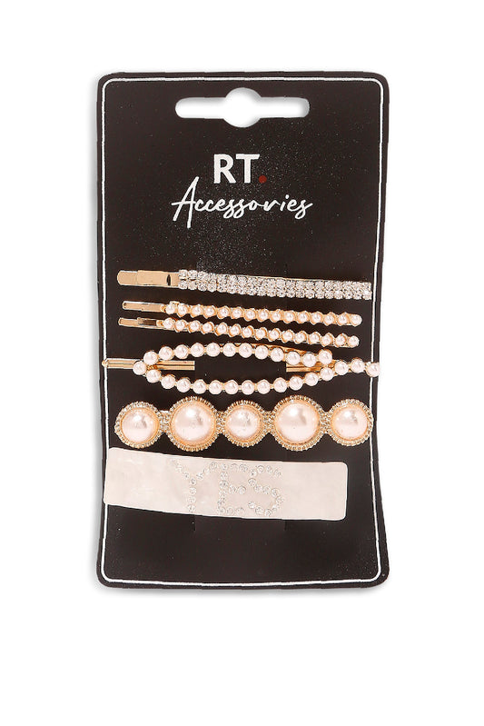 Redtag-Hair-Cltps-Category:Hair-Accessories,-Colour:Assorted,-Dept:Ladieswear,-Filter:Women's-Accessories,-LEC-Hair-Accessories,-New-In,-New-In-Women-ACC,-Non-Sale,-S23A,-Section:Women-Women-