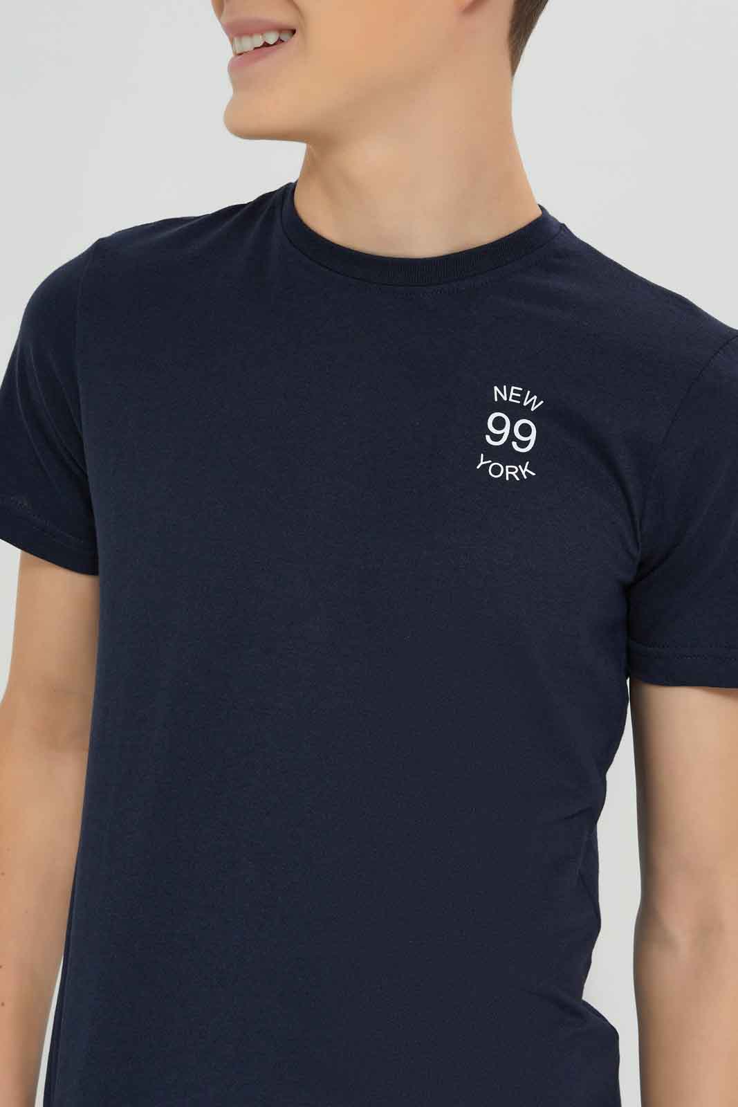 Redtag-Boys-Navy/Olive-2-Pc-Pack-Short-Sleeve-Tshirt-BSR-T-Shirts,-Category:T-Shirts,-Colour:Assorted,-Deals:New-In,-Dept:Boys,-Filter:Senior-Boys-(8-to-14-Yrs),-New-In-BSR-APL,-Non-Sale,-Section:Boys-(0-to-14Yrs),-VLM,-W22B-Senior-Boys-9 to 14 Years