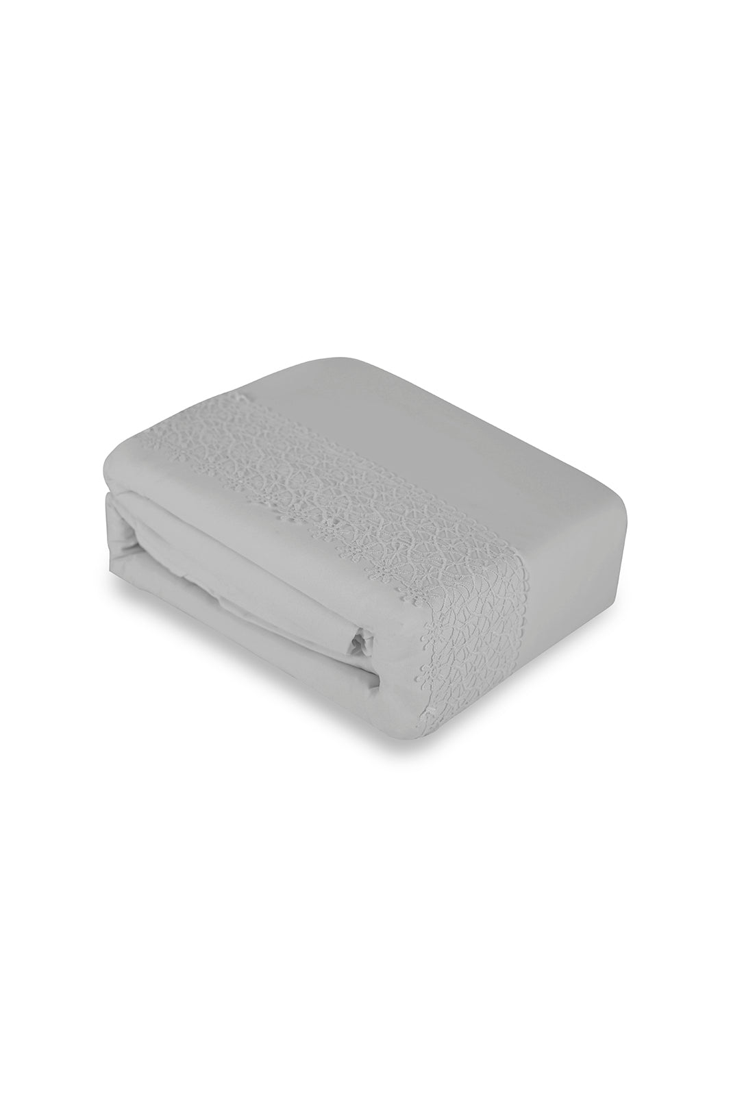 Redtag-Grey-2-Piece-Lace-Trim-Duvet-Cover-Set-(Single-Size)-Category:Duvet-Covers,-Colour:Grey,-Deals:New-In,-Dept:Home,-Filter:Home-Bedroom,-HMW-BED-Duvet-Covers,-New-In-HMW-BED,-Non-Sale,-S23A,-Section:Homewares-Home-Bedroom-