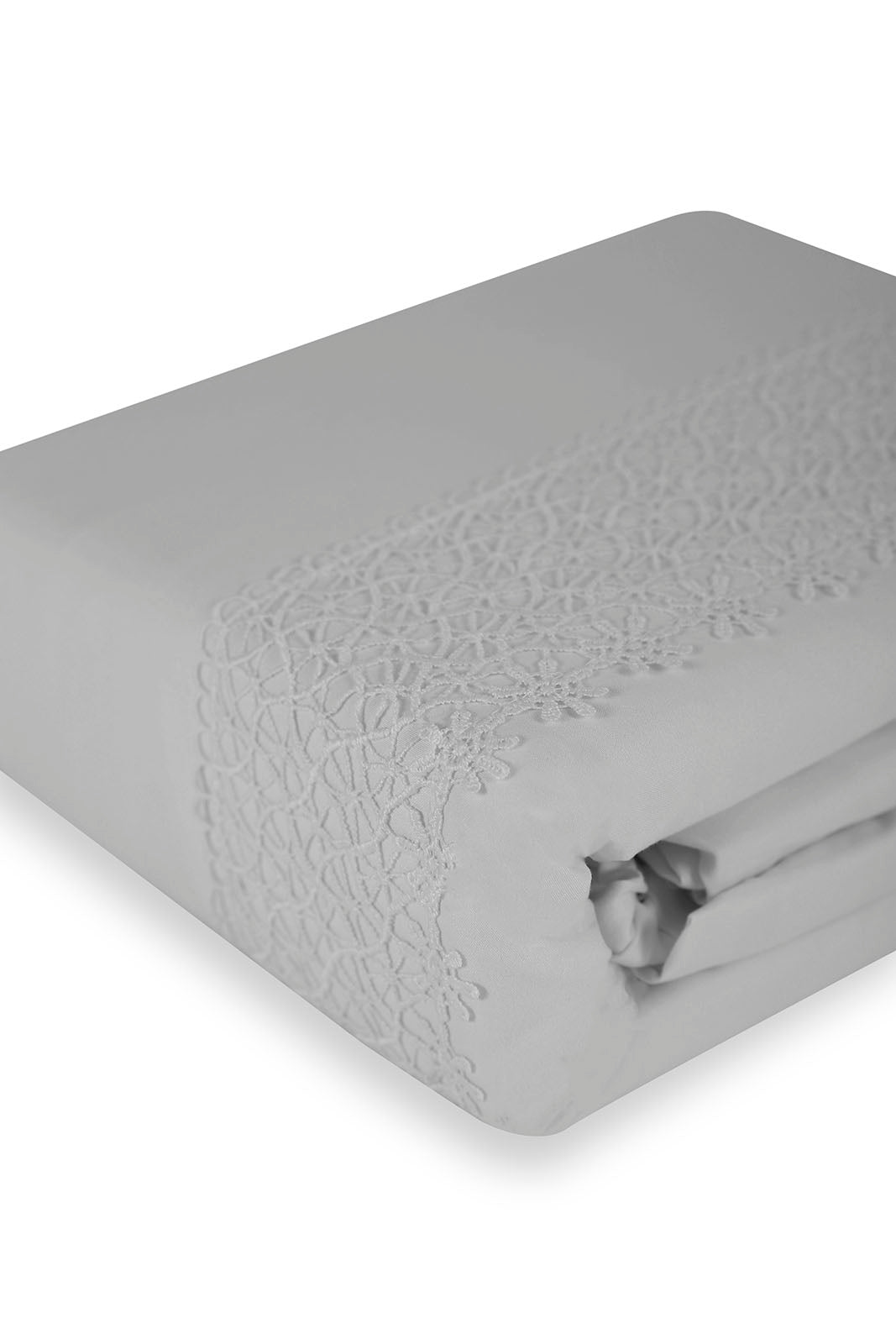 Redtag-Grey-3-Piece-Lace-Trim-Duvet-Cover-Set-(Double-Size)-Category:Duvet-Covers,-Colour:Grey,-Deals:New-In,-Dept:Home,-Filter:Home-Bedroom,-HMW-BED-Duvet-Covers,-New-In-HMW-BED,-Non-Sale,-S23A,-Section:Homewares-Home-Bedroom-