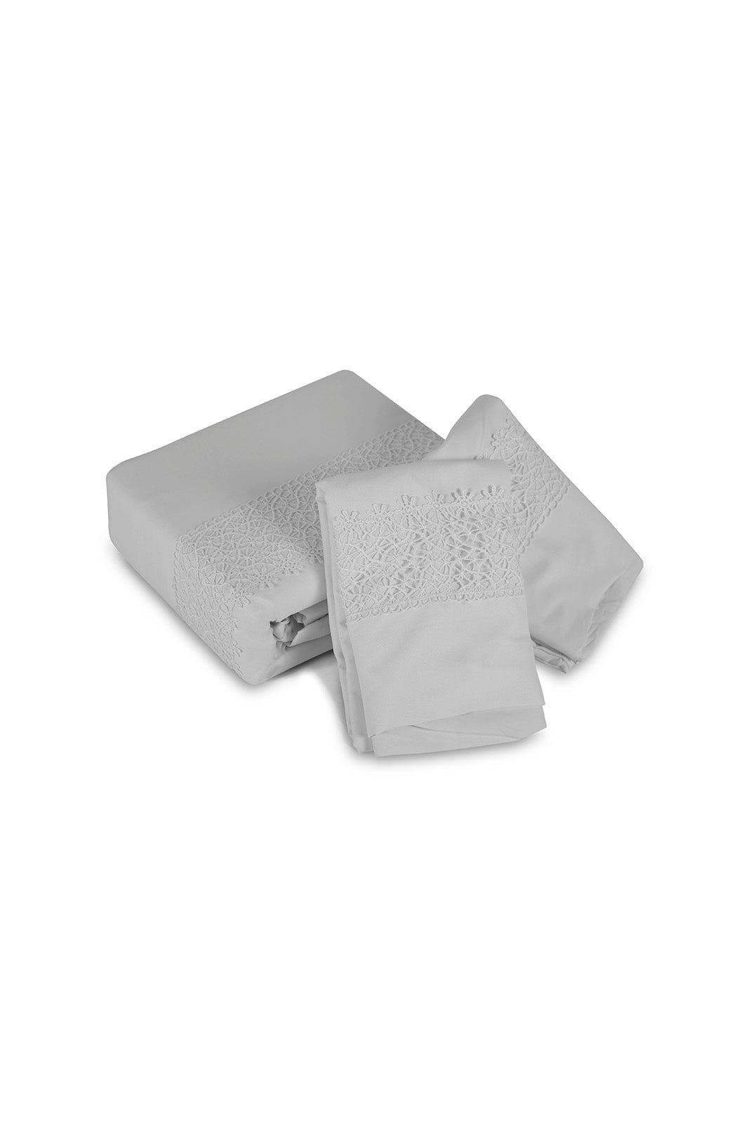 Redtag-Grey-3-Piece-Lace-Trim-Duvet-Cover-Set-(King-Size)-Category:Duvet-Covers,-Colour:Grey,-Deals:New-In,-Dept:Home,-Filter:Home-Bedroom,-HMW-BED-Duvet-Covers,-New-In-HMW-BED,-Non-Sale,-S23A,-Section:Homewares-Home-Bedroom-