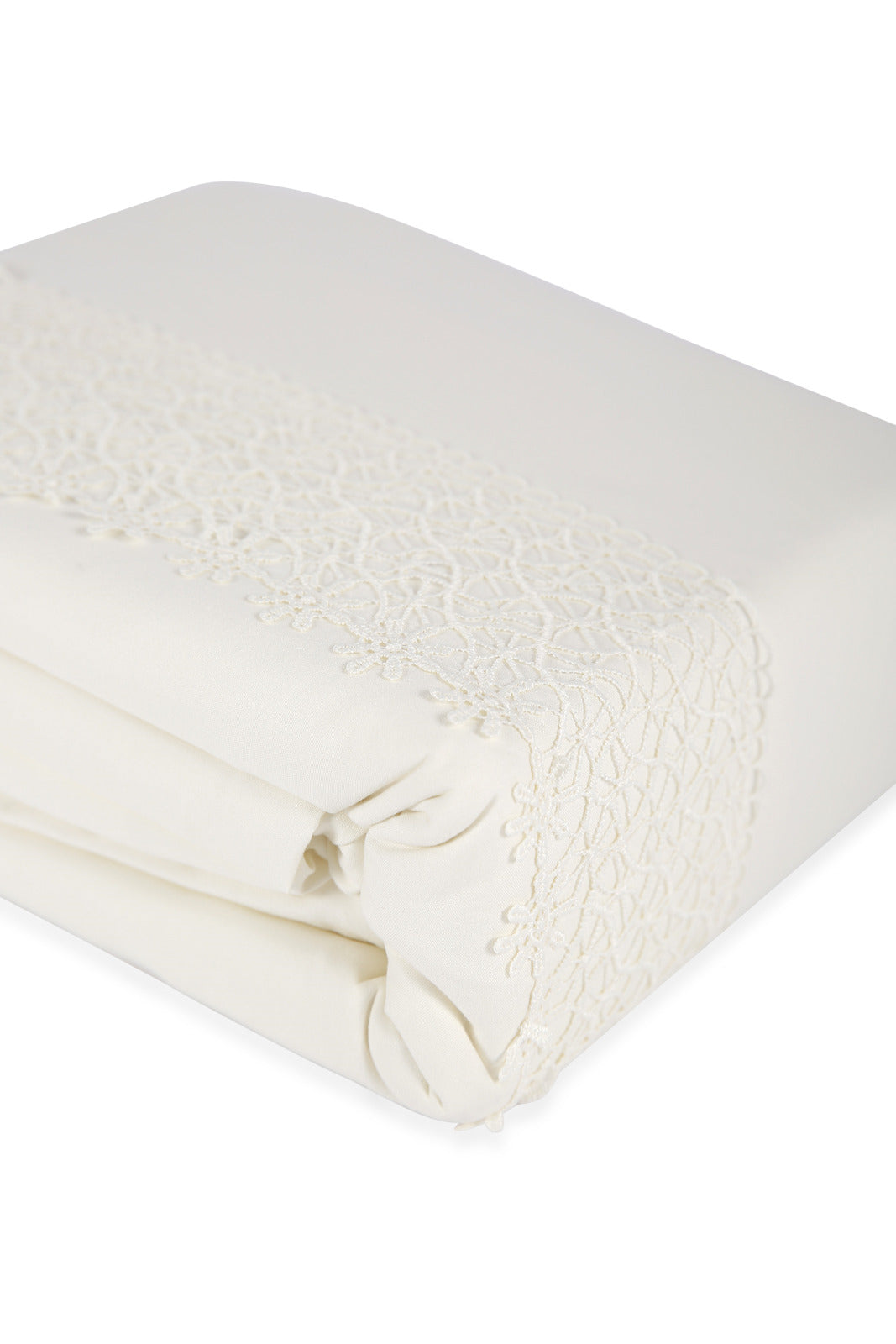 Redtag-Ivory-2-Piece-Lace-Trim-Duvet-Cover-Set-(Single-Size)-Category:Duvet-Covers,-Colour:Ivory,-Deals:New-In,-Dept:Home,-Filter:Home-Bedroom,-HMW-BED-Duvet-Covers,-New-In-HMW-BED,-Non-Sale,-Section:Homewares,-W22B-Home-Bedroom-