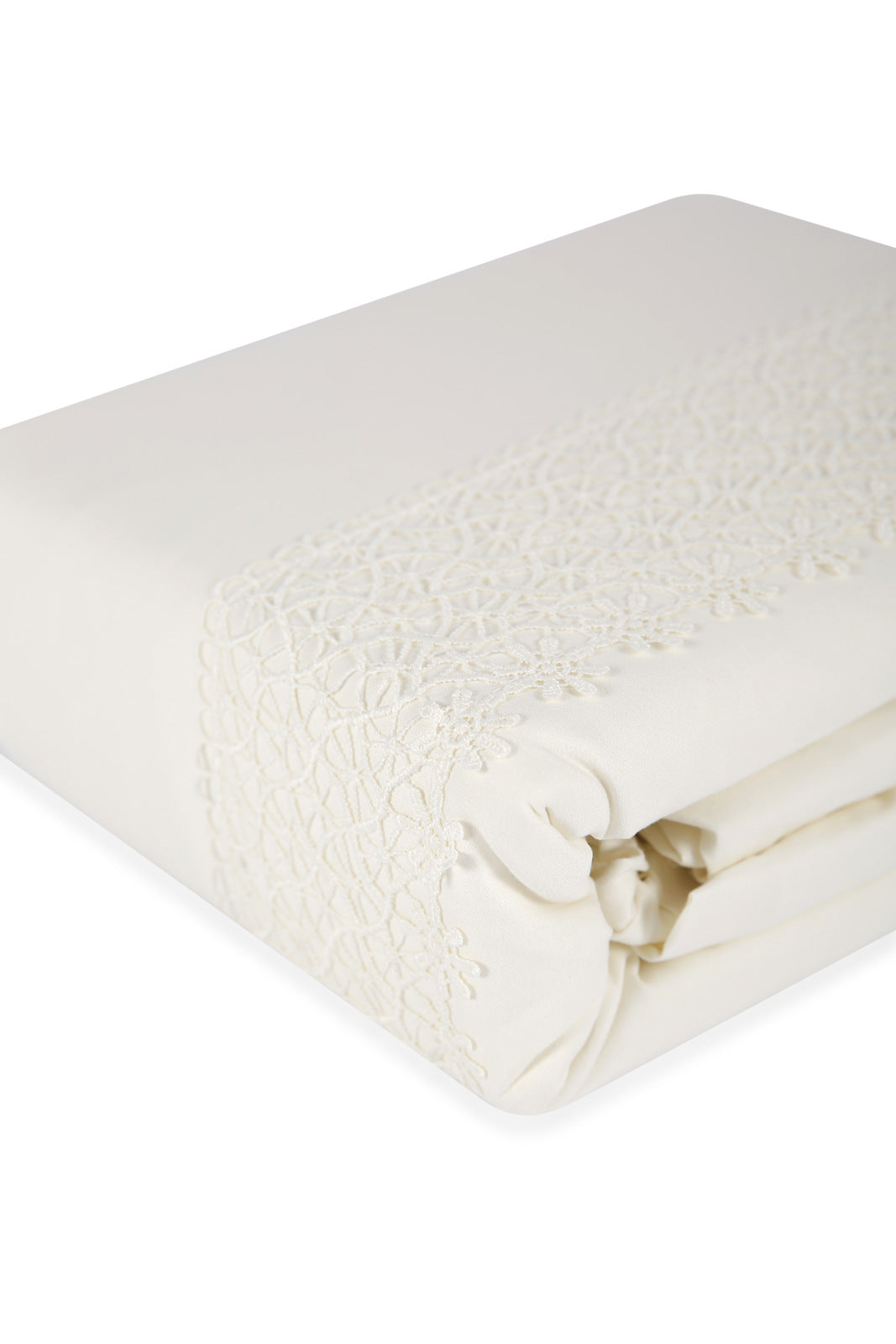 Redtag-Ivory-2-Piece-Lace-Trim-Duvet-Cover-Set-(Single-Size)-Category:Duvet-Covers,-Colour:Ivory,-Deals:New-In,-Dept:Home,-Filter:Home-Bedroom,-HMW-BED-Duvet-Covers,-New-In-HMW-BED,-Non-Sale,-Section:Homewares,-W22B-Home-Bedroom-
