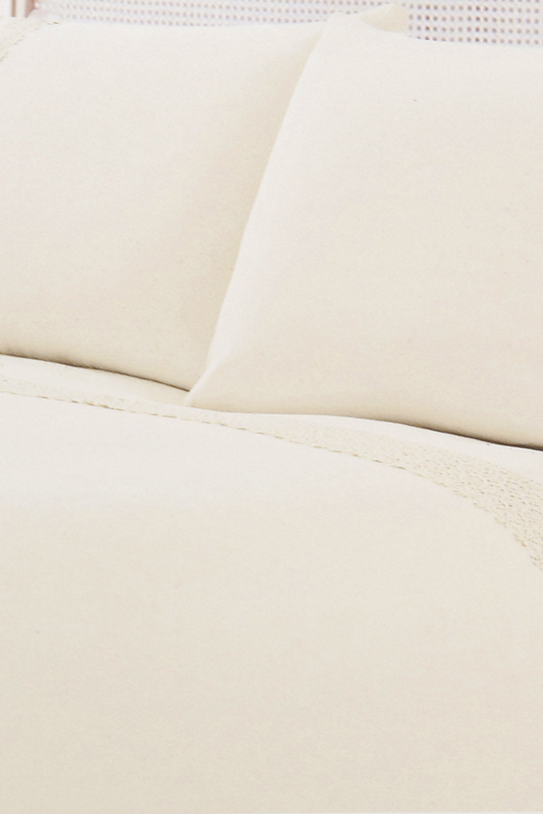 Redtag-Ivory-3-Piece-Lace-Trim-Duvet-Cover-Set-(King-Size)-Category:Duvet-Covers,-Colour:Ivory,-Deals:New-In,-Dept:Home,-Filter:Home-Bedroom,-HMW-BED-Duvet-Covers,-New-In-HMW-BED,-Non-Sale,-Section:Homewares,-W22B-Home-Bedroom-
