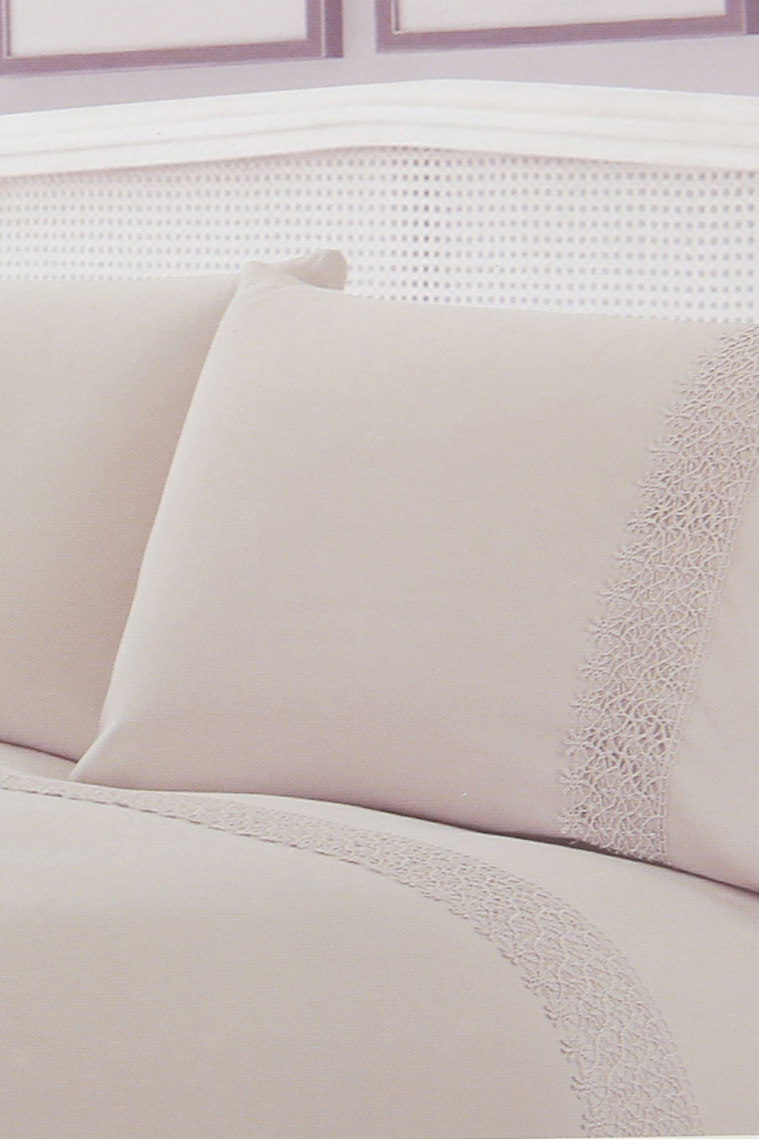 Redtag-Beige-3-Piece-Lace-Trim-Duvet-Cover-Set-(King-Size)-Category:Duvet-Covers,-Colour:Beige,-Deals:New-In,-Dept:Home,-Filter:Home-Bedroom,-HMW-BED-Duvet-Covers,-New-In-HMW-BED,-Non-Sale,-Section:Homewares,-W22B-Home-Bedroom-