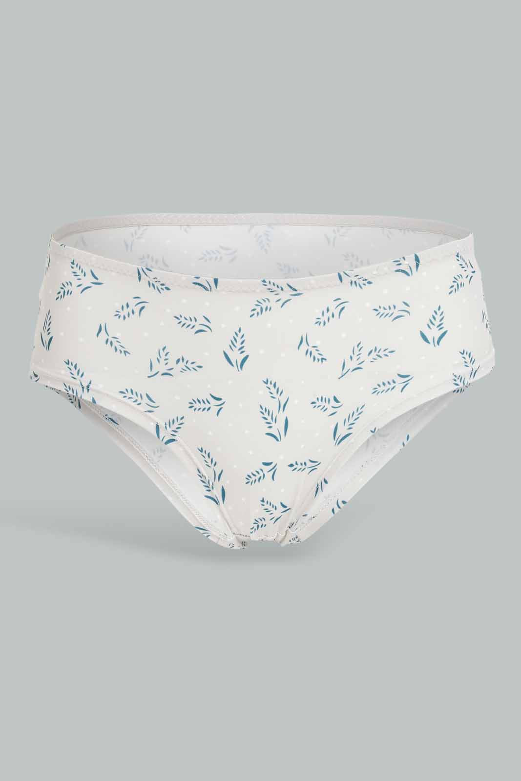 Redtag-Women-Teal-Color-Aop-Boyleg-Brief-Category:Briefs,-Colour:Teal,-Deals:New-In,-Dept:Ladieswear,-Filter:Women's-Clothing,-New-In-Women-APL,-Non-Sale,-S23A,-Section:Women,-TBL,-Women-Briefs--