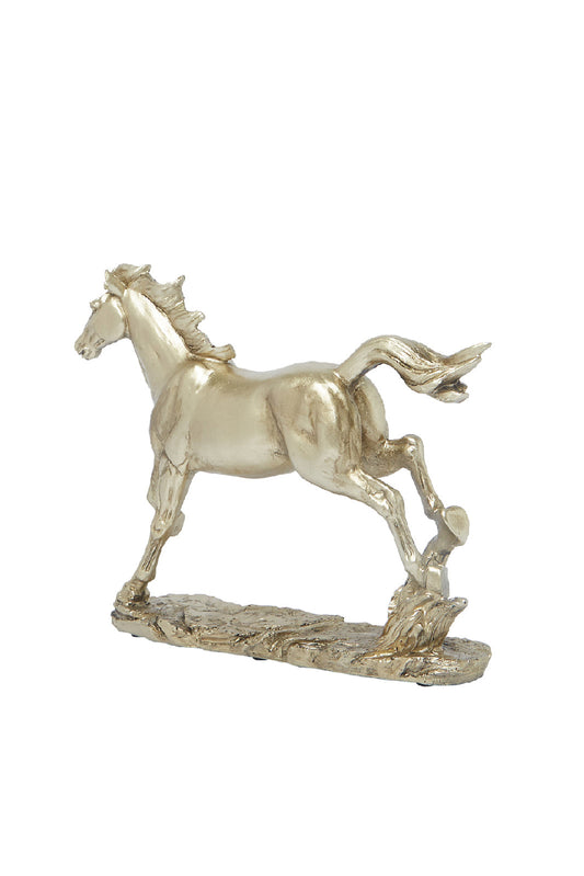 Redtag-Blush-Gold-Decorative-Horse-Category:Artefact,-Colour:Gold,-Deals:New-In,-Dept:Home,-Filter:Home-Decor,-HMW-HOM-Decorative-Accessories,-New-In-HMW-HOM,-Non-Sale,-S23A,-Section:Homewares-Home-Decor-