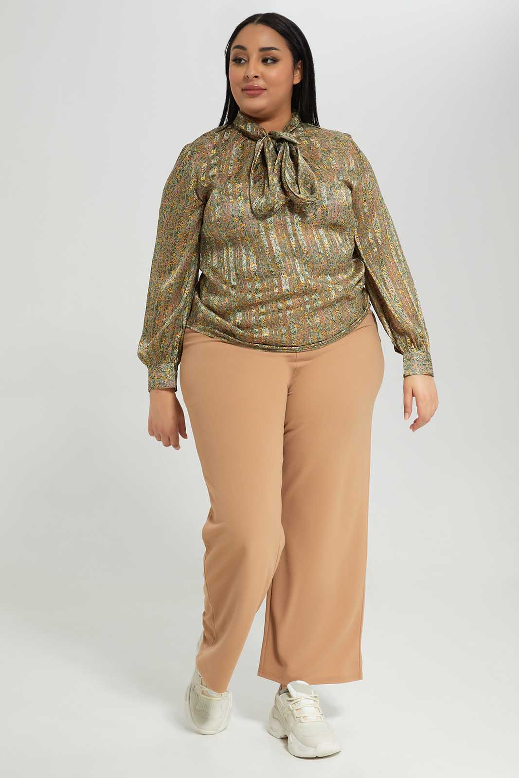 Redtag-Women-Beige-Wide-Leg-Pants-With-Metal-Buckle-Detail-Category:Trousers,-Colour:Beige,-Deals:New-In,-Dept:Ladieswear,-Filter:Plus-Size,-LDP-Trousers,-New-In-LDP-APL,-Non-Sale,-Section:Women,-W22B-Women's-