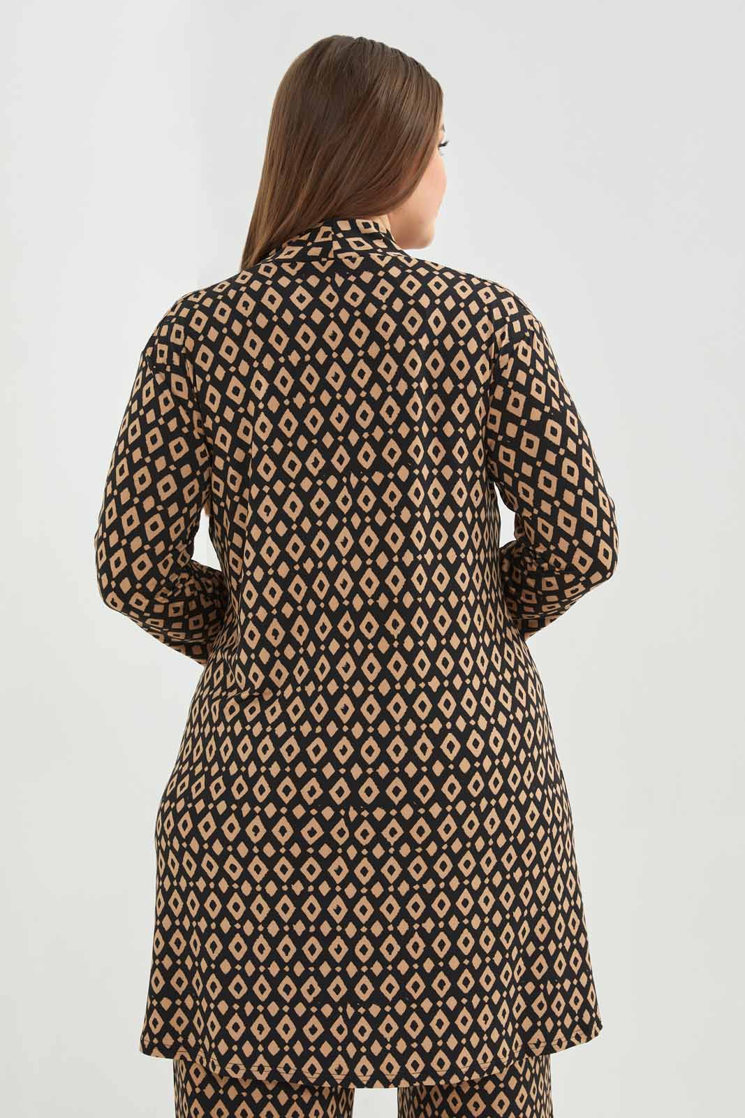 Redtag-Women-Geometric-Print-'A'-Line-Shift-Dress-Category:Dresses,-Colour:Assorted,-Deals:New-In,-Dept:Ladieswear,-Filter:Plus-Size,-LDP-Dresses,-New-In-LDP-APL,-Non-Sale,-Section:Women,-W22B-Women's-