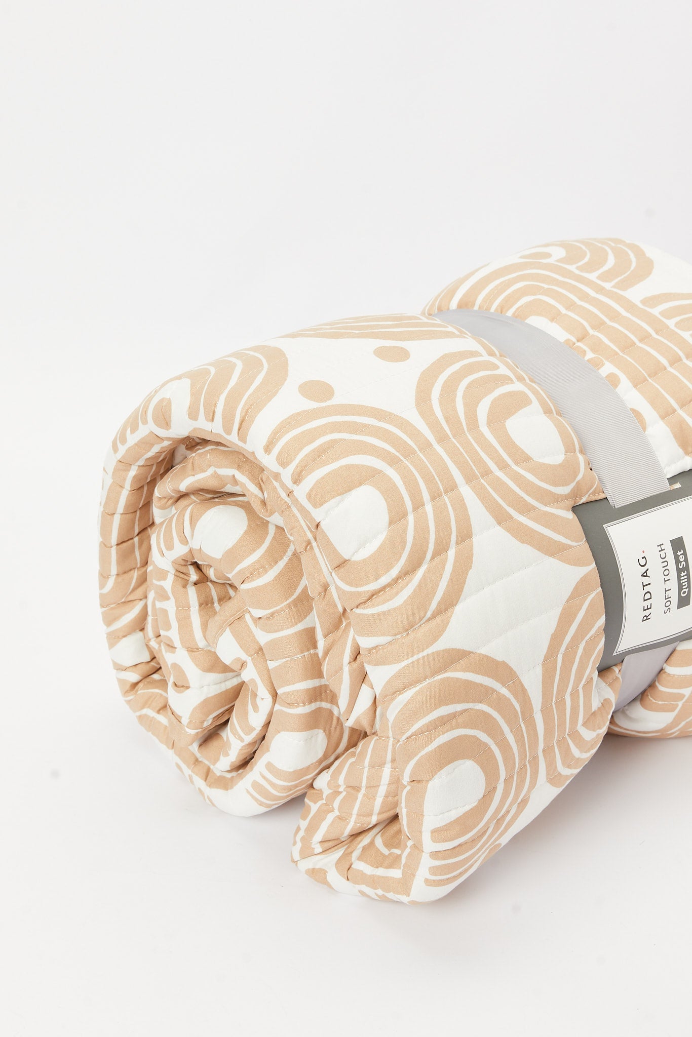 Redtag-Grey-Geometric-3-Pcs-Printed-Quilt-Set-(Single)-Category:Quilts,-Colour:Grey,-Deals:New-In,-Dept:Home,-Filter:Home-Bedroom,-HMW-BED-Quilts,-New-In-HMW-BED,-Non-Sale,-S23A,-Section:Homewares-Home-Bedroom-