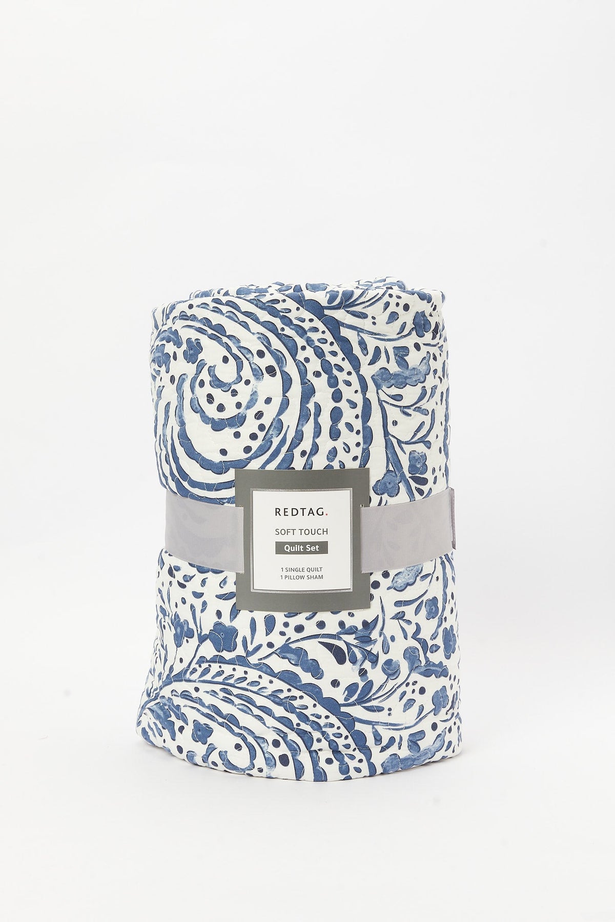 Redtag-Blue-2-Pcs-Abstract-Printed-Quilt-Set-(Single-Size)-Category:Quilts,-Colour:Blue,-Deals:New-In,-Dept:Home,-Filter:Home-Bedroom,-HMW-BED-Quilts,-New-In-HMW-BED,-Non-Sale,-S23A,-Section:Homewares-Home-Bedroom-