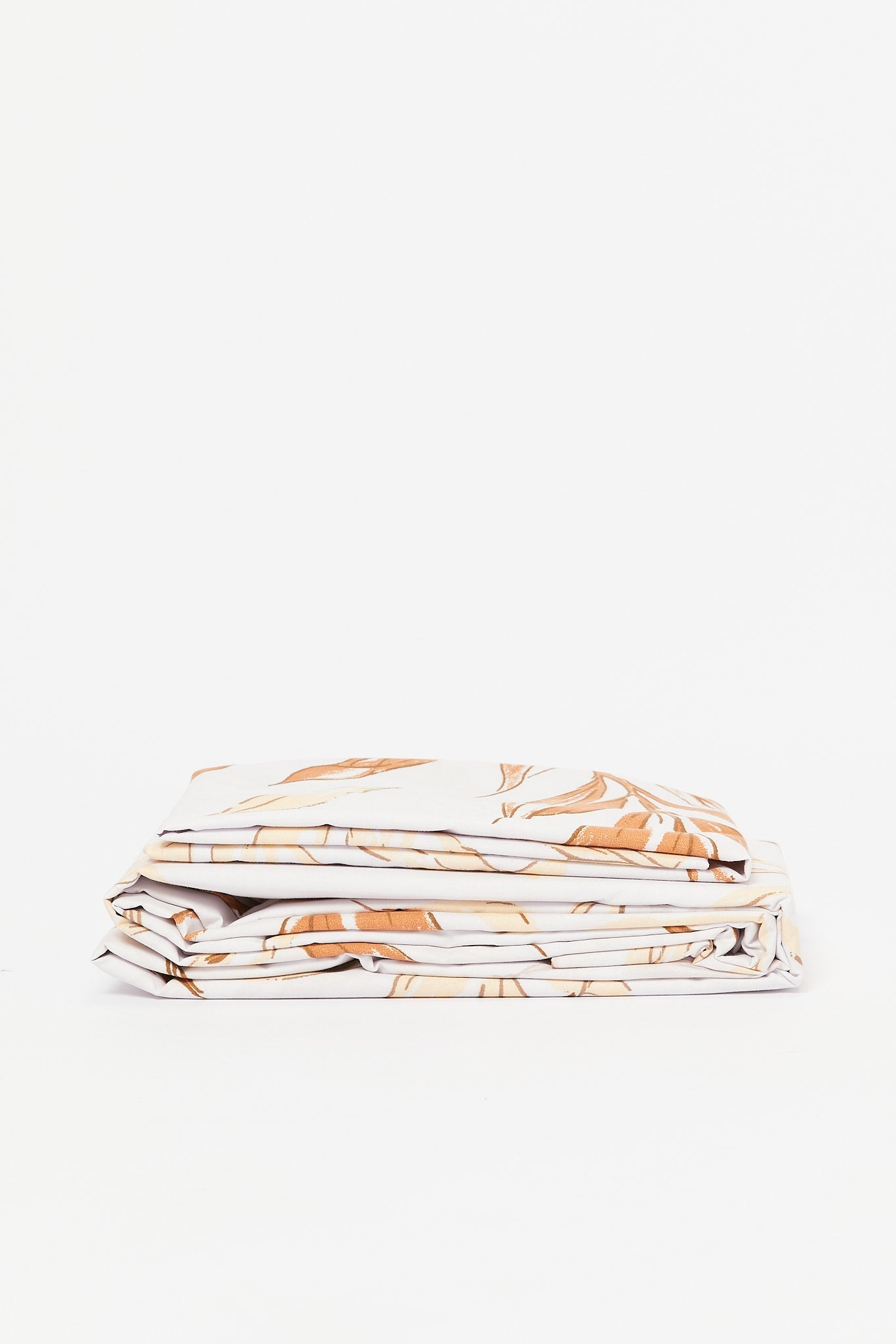 Redtag-Beige-Leaves-Print-Flat-Sheet-(Single-Size)-365,-Category:Flat-Sheets,-Colour:Beige,-Deals:2-FOR-49,-Deals:New-In,-Dept:Home,-Filter:Home-Bedroom,-HMW-BED-Flat-Sheets,-New-In-HMW-BED,-Non-Sale,-Section:Homewares-Home-Bedroom-