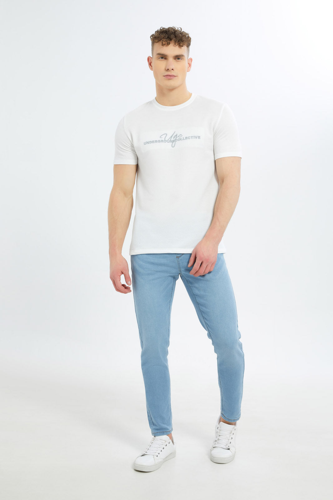 Redtag-Men-Light-Wash-Pull-On-Knit-Denim-Jeans-Category:Jeans,-Colour:Light-Wash,-Deals:New-In,-Dept:Menswear,-Filter:Men's-Clothing,-Men-Jeans,-New-In-Men-APL,-Non-Sale,-S23B,-Section:Men,-TBL-Men's-