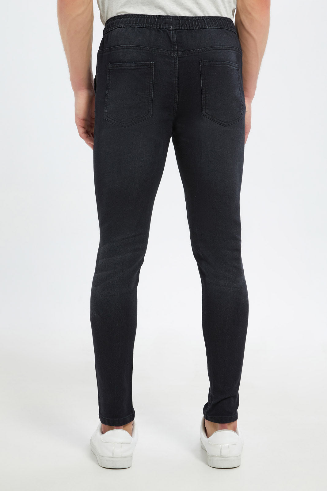 Redtag-Men-Charcoal-Wash-Pull-On-Knit-Denim-Jeans-Category:Jeans,-Colour:Charcoal,-Deals:New-In,-Dept:Menswear,-Filter:Men's-Clothing,-Men-Jeans,-New-In-Men-APL,-Non-Sale,-S23B,-Section:Men,-TBL-Men's-