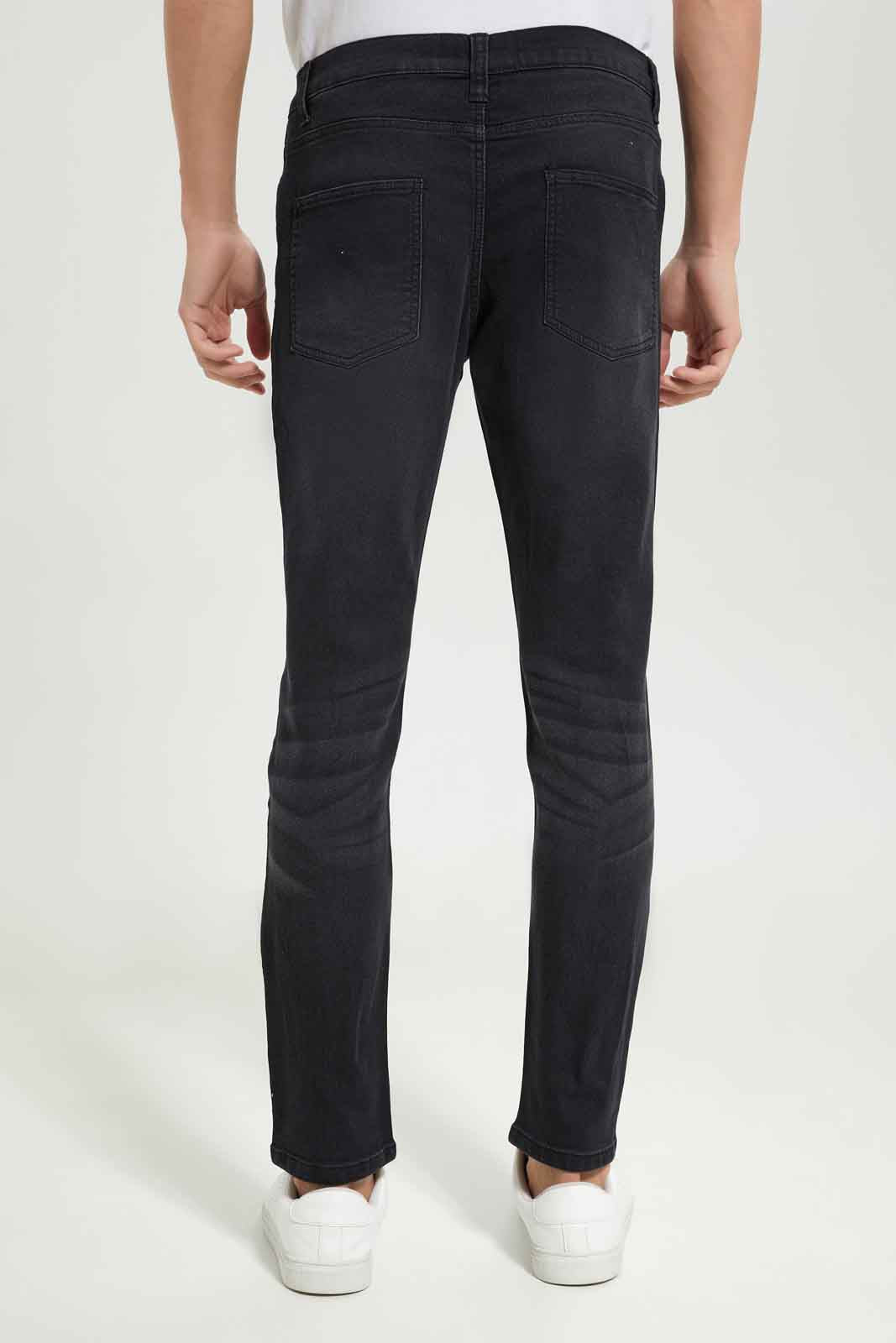 Redtag-Men-Charcoal-Wash-5-Pocket-Knit-Denim-Jeans-Category:Jeans,-Colour:Charcoal,-Deals:New-In,-Dept:Menswear,-Filter:Men's-Clothing,-Men-Jeans,-New-In-Men-APL,-Non-Sale,-S23A,-Section:Men,-TBL-Men's-