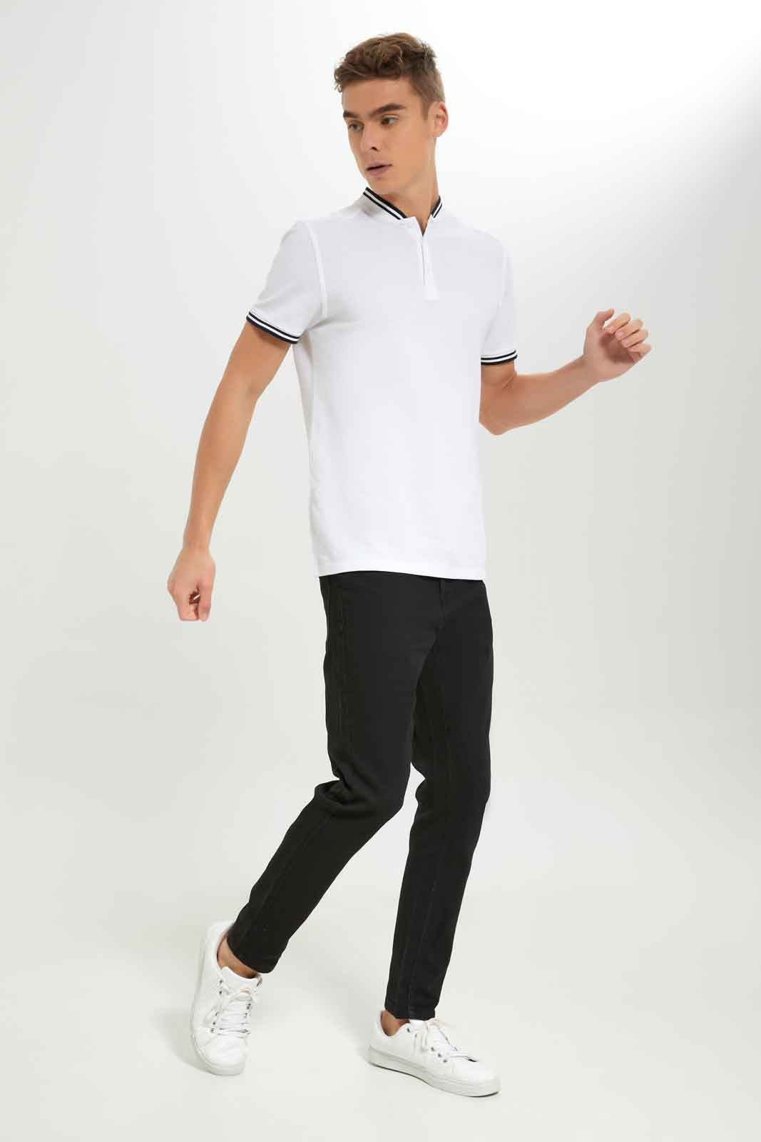 Redtag-Men-Black-Wash-5-Pocket-Knit-Denim-Jeans-Category:Jeans,-Colour:Black,-Deals:New-In,-Dept:Menswear,-Filter:Men's-Clothing,-Men-Jeans,-New-In-Men-APL,-Non-Sale,-S23A,-Section:Men,-TBL-Men's-
