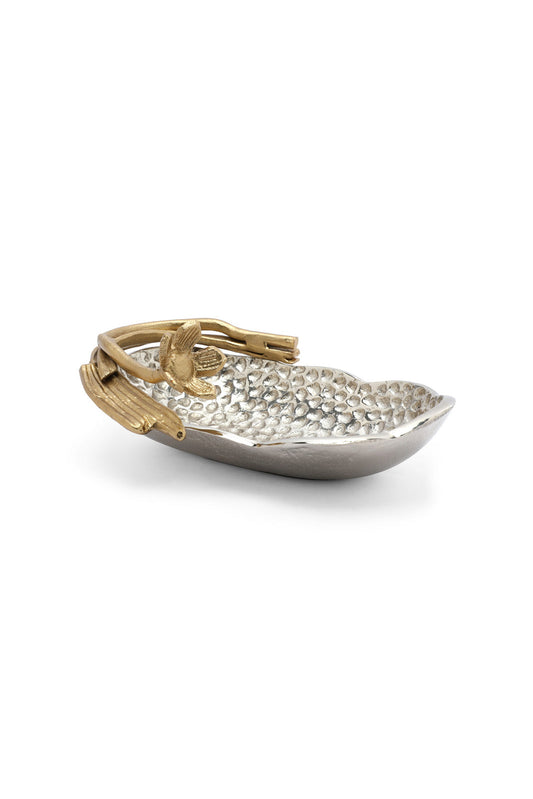 Redtag-Silver-Hammered-Decorative-Bowl-Category:Bowls,-Colour:Silver,-Deals:New-In,-Dept:Home,-Filter:Home-Decor,-HMW-HOM-Decorative-Accessories,-New-In-HMW-HOM,-Non-Sale,-Section:Homewares,-W22B-Home-Decor-
