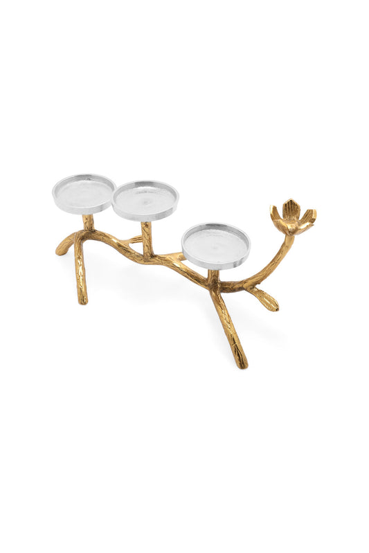 Redtag-Gold-Decorative-Candle-Holder-Category:Candles-&-Fragrances,-Colour:Gold,-Deals:New-In,-Dept:Home,-Filter:Home-Decor,-HMW-HOM-Decorative-Accessories,-New-In-HMW-HOM,-Non-Sale,-Section:Homewares,-W22B-Home-Decor-