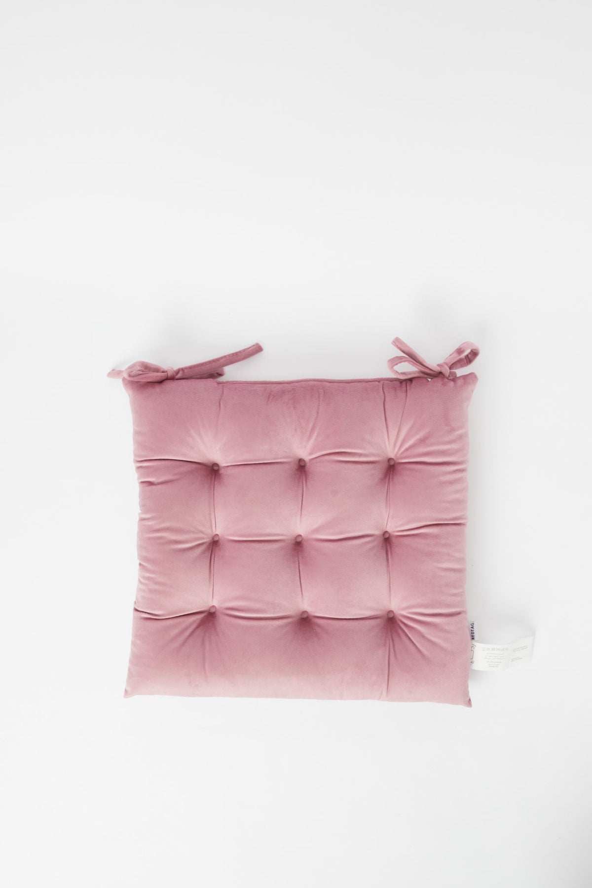 Redtag-Pink-Velvet-Chairpad-Category:Cushions,-Colour:Pink,-Deals:New-In,-Dept:Home,-Filter:Home-Bedroom,-H1:HMW,-H2:BED,-H3:BCC,-H4:CUS,-HMW-BED-Cushions,-New-In-HMW-BED,-Non-Sale,-S23B,-Season:S23B,-Section:Homewares,-Style:CHAIR-PAD-Home-Bedroom-