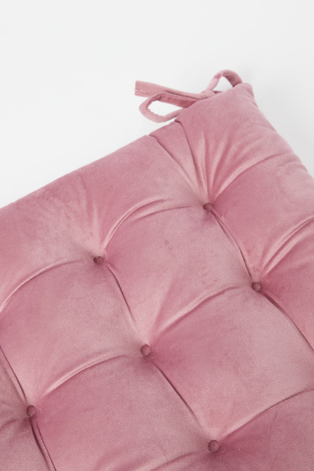 Redtag-Pink-Velvet-Chairpad-Category:Cushions,-Colour:Pink,-Deals:New-In,-Dept:Home,-Filter:Home-Bedroom,-H1:HMW,-H2:BED,-H3:BCC,-H4:CUS,-HMW-BED-Cushions,-New-In-HMW-BED,-Non-Sale,-S23B,-Season:S23B,-Section:Homewares,-Style:CHAIR-PAD-Home-Bedroom-