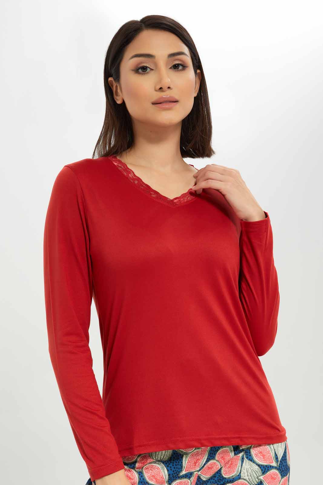 Redtag-Women-Assorted-Aop-Long-Sleeves-Pajama-Set-Bottom-Aop-Category:Pyjama-Sets,-Colour:Assorted,-Deals:New-In,-Dept:Ladieswear,-Filter:Women's-Clothing,-New-In-Women-APL,-Non-Sale,-S23A,-Section:Women,-TBL,-Women-Pyjama-Sets--