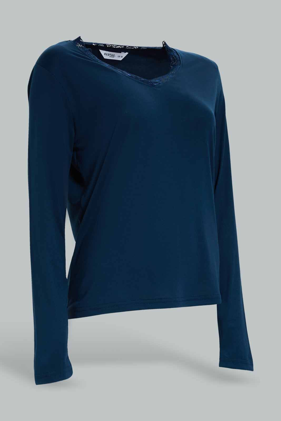 Redtag-Women-Assorted-Aop-Long-Sleeves-Pajama-Set-Bottom-Aop-Category:Pyjama-Sets,-Colour:Assorted,-Deals:New-In,-Dept:Ladieswear,-Filter:Women's-Clothing,-New-In-Women-APL,-Non-Sale,-S23A,-Section:Women,-TBL,-Women-Pyjama-Sets--
