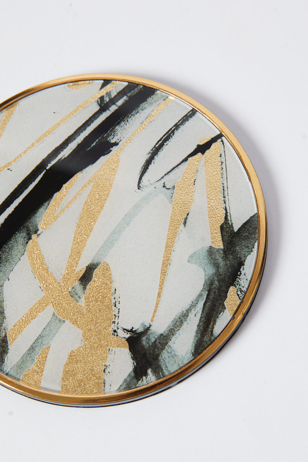 Redtag-Gold-Geomatic-Coaster-(5-Piece)-Category:Bakeware,-Colour:Gold,-Deals:New-In,-Dept:Home,-Filter:Home-Dining,-HMW-DIN-Serveware,-New-In-HMW-DIN,-Non-Sale,-S23A,-Section:Homewares-Home-Dining-