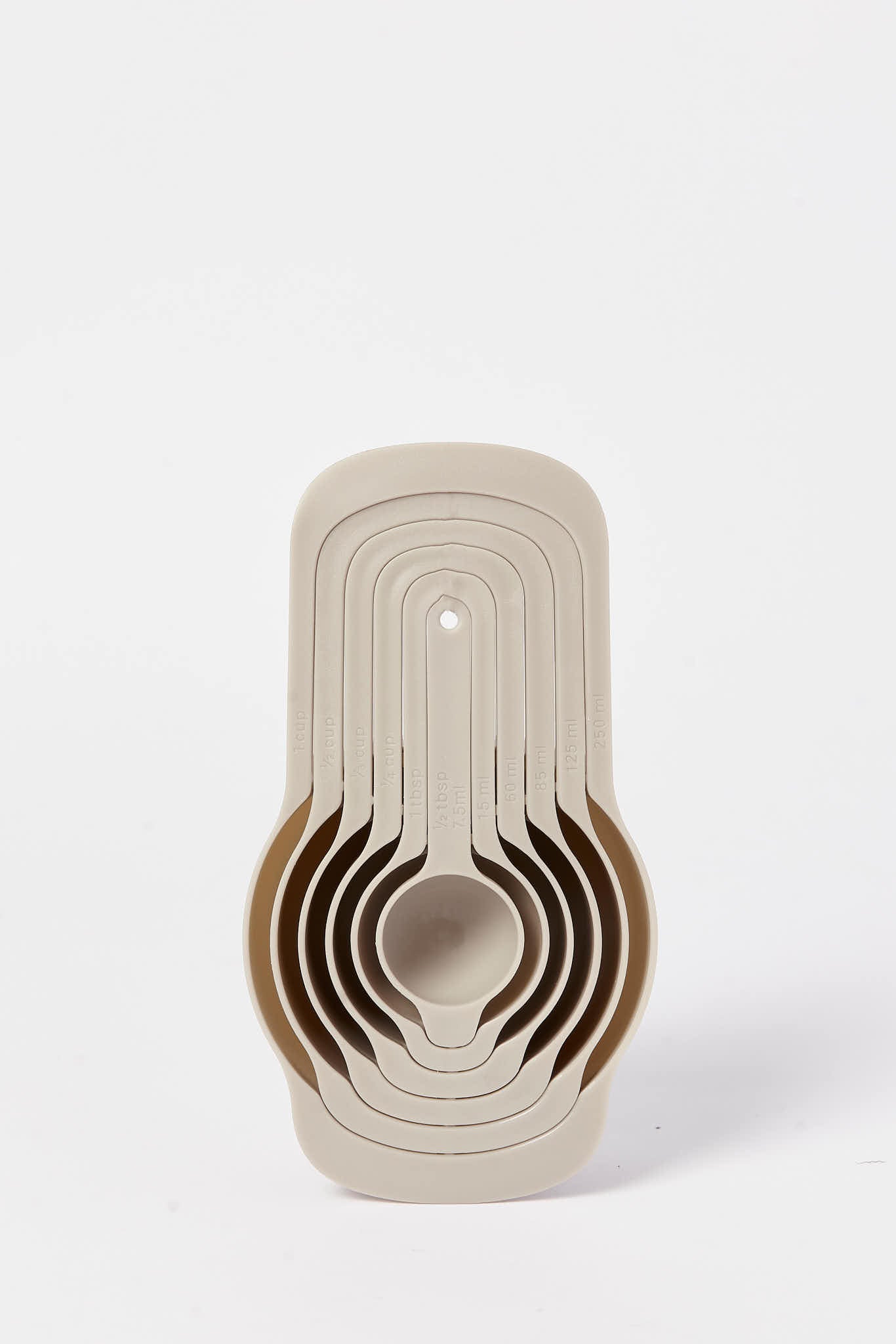 Redtag-Beige-Measuring-Cup-&-Spoon-Set-(6-Piece)-Category:Kitchen-Accessories,-Colour:Beige,-Deals:New-In,-Dept:Home,-Filter:Home-Dining,-HMW-DIN-Kitchen-Accessories,-New-In-HMW-DIN,-Non-Sale,-S23B,-Section:Homewares-Home-Dining-