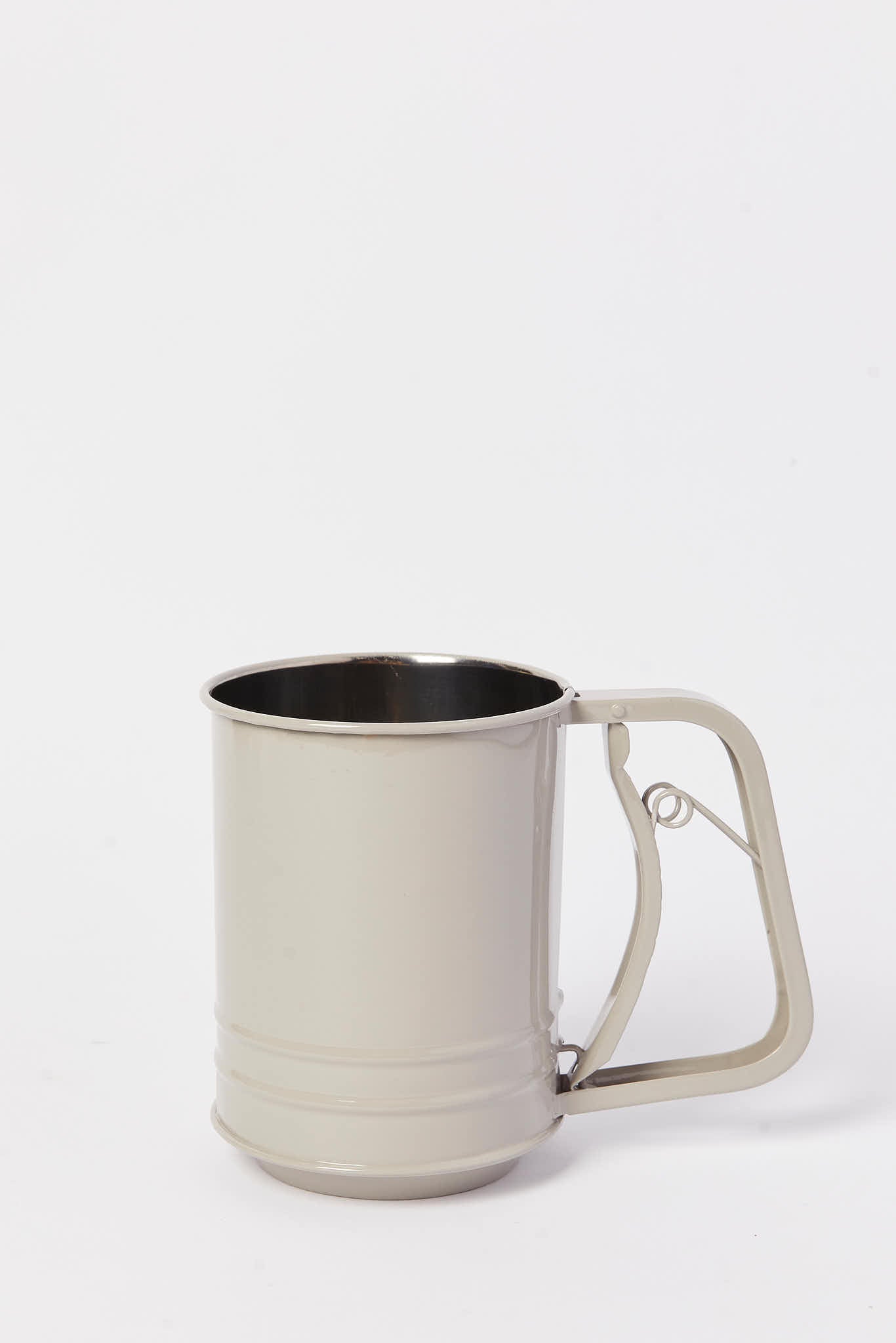 Redtag-Beige-Flour-Sifter-Category:Kitchen-Accessories,-Colour:Beige,-Deals:New-In,-Dept:Home,-Filter:Home-Dining,-HMW-DIN-Kitchen-Accessories,-New-In-HMW-DIN,-Non-Sale,-S23B,-Section:Homewares-Home-Dining-