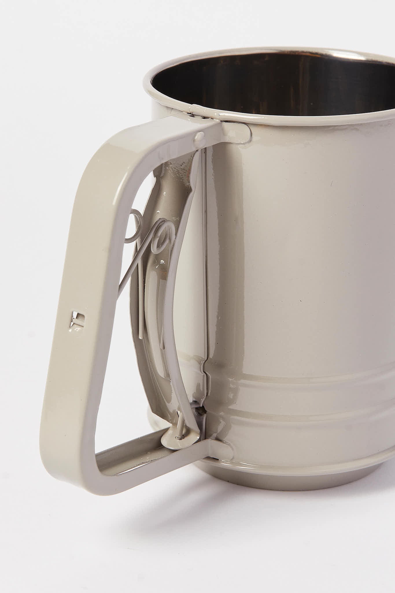 Redtag-Beige-Flour-Sifter-Category:Kitchen-Accessories,-Colour:Beige,-Deals:New-In,-Dept:Home,-Filter:Home-Dining,-HMW-DIN-Kitchen-Accessories,-New-In-HMW-DIN,-Non-Sale,-S23B,-Section:Homewares-Home-Dining-