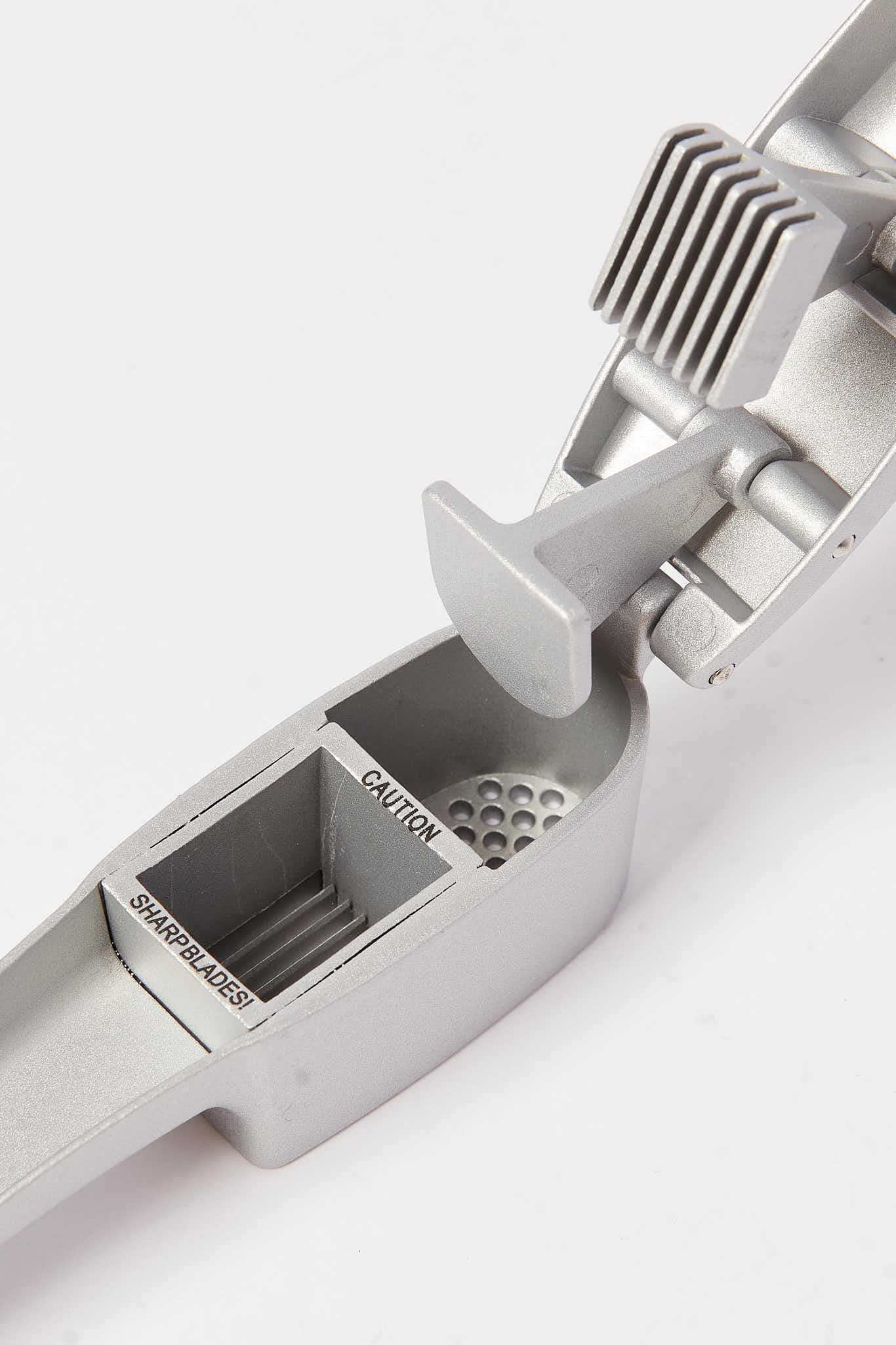 Redtag-Grey-Garlic-Press-Category:Kitchen-Accessories,-Colour:Beige,-Deals:New-In,-Dept:Home,-Filter:Home-Dining,-HMW-DIN-Kitchen-Accessories,-New-In-HMW-DIN,-Non-Sale,-S23B,-Section:Homewares-Home-Dining-