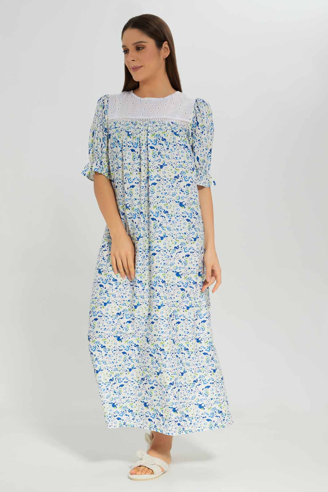 Redtag-Women-Assorted-Printed-Nightgown-Category:Nightgowns,-Colour:Assorted,-Deals:New-In,-Dept:Ladieswear,-Filter:Women's-Clothing,-New-In-Women-APL,-Non-Sale,-S23A,-Section:Women,-Women-Nightgowns--