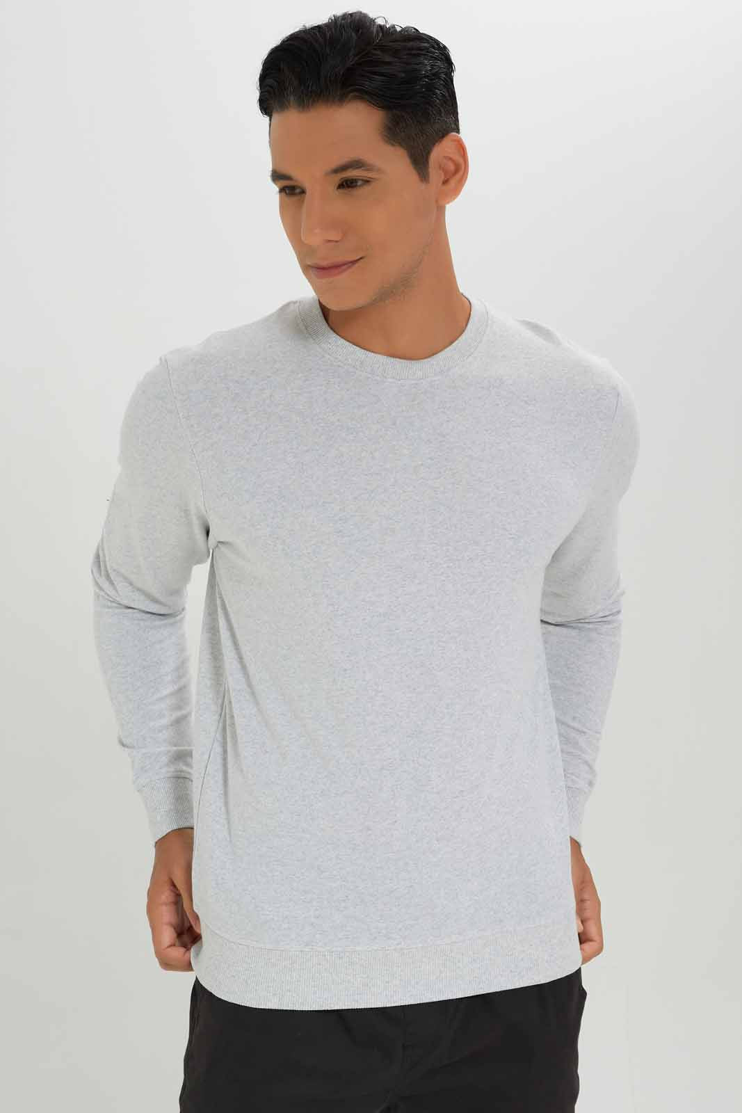 Redtag-Men-Ecru-Crew-Neck-Sweatshirt-Category:Sweatshirts,-Colour:Ecru,-Deals:New-In,-Dept:Menswear,-Filter:Men's-Clothing,-Men-Sweatshirts,-New-In-Men-APL,-Non-Sale,-S23A,-Section:Men,-TBL-Men's-