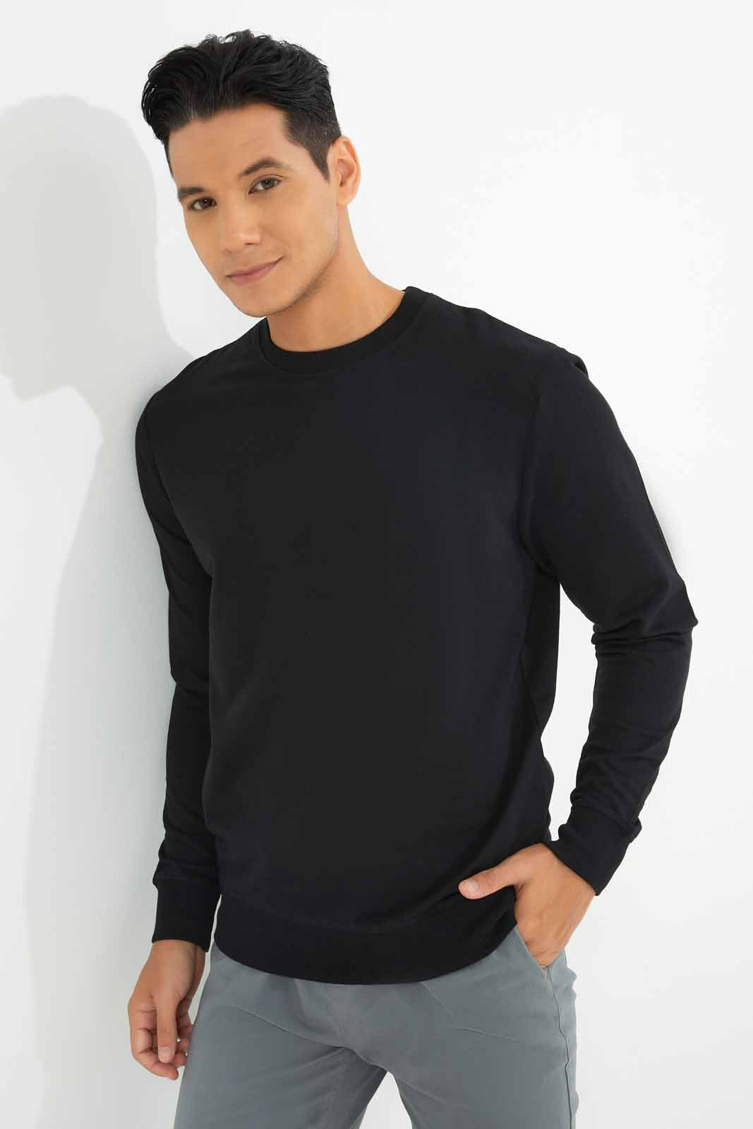 Redtag-Men-Mustard-Crew-Neck-Sweatshirt-Category:Sweatshirts,-Colour:Mustard,-Deals:New-In,-Dept:Menswear,-Filter:Men's-Clothing,-Men-Sweatshirts,-New-In-Men-APL,-Non-Sale,-S23A,-Section:Men,-TBL-Men's-