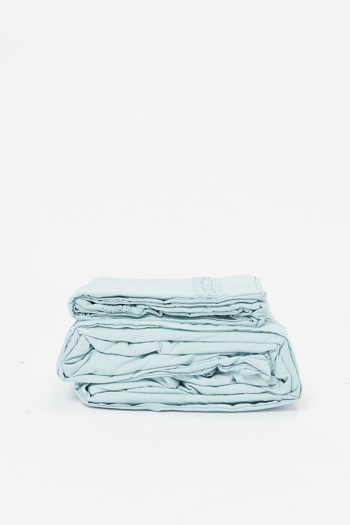 Redtag-Teal-3-Piece-Duvet-Cover-With-Lace-Border-(King-Size)-Category:Duvet-Covers,-Colour:Teal,-Deals:New-In,-Dept:Home,-Filter:Home-Bedroom,-HMW-BED-Duvet-Covers,-New-In-HMW-BED,-Non-Sale,-S23B,-Section:Homewares-Home-Bedroom-