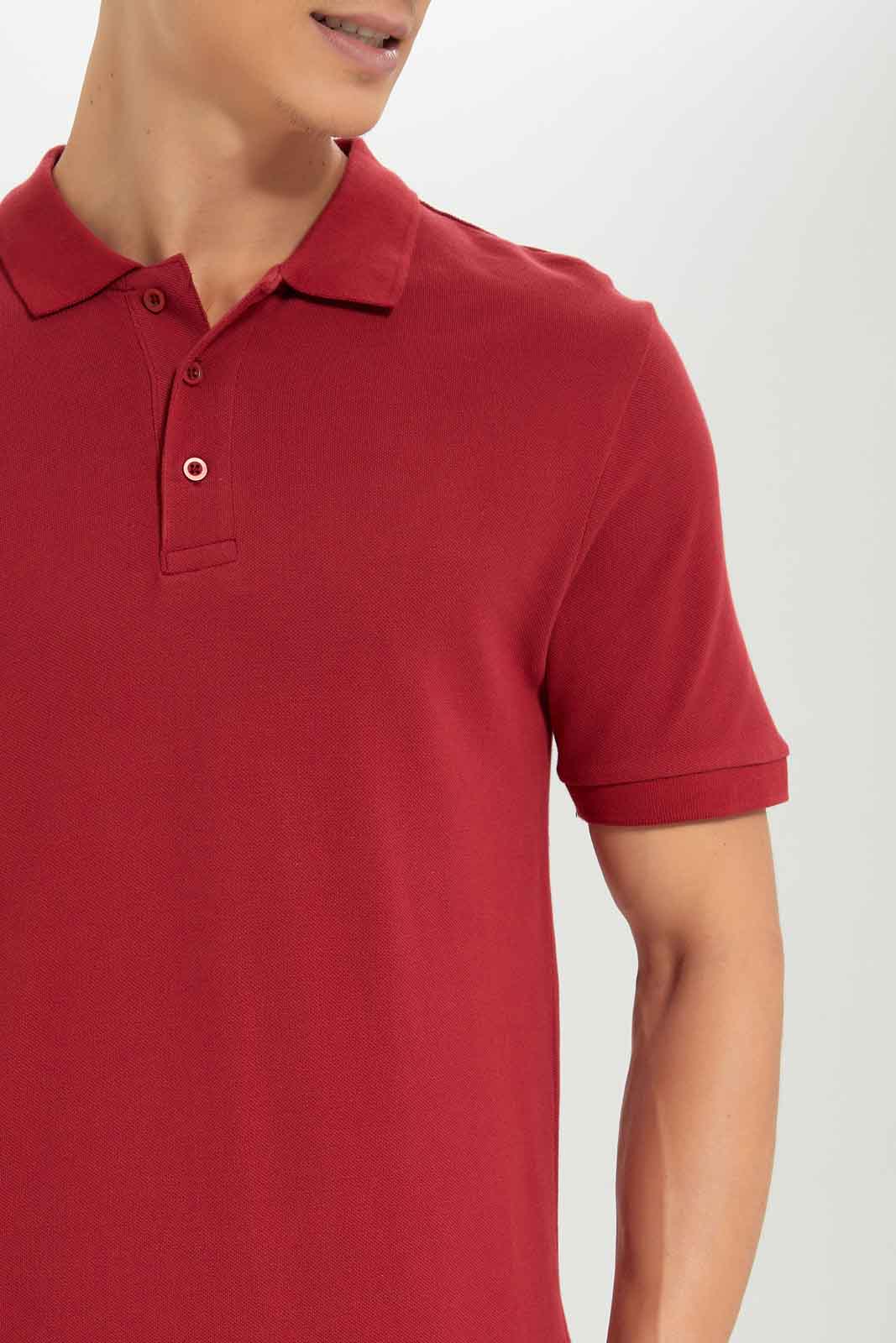 Redtag-Men-Red-Polo-Shirt-Category:Polo-T-Shirts,-Colour:Red,-Deals:New-In,-Dept:Menswear,-Filter:Men's-Clothing,-Men-Polo-T-Shirts,-New-In-Men-APL,-Non-Sale,-S23A,-Section:Men,-TBL-Men's-