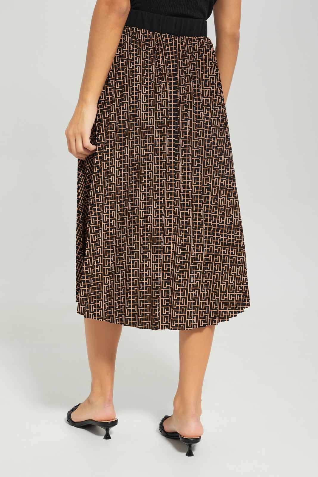 Redtag-Women-Sand-Printed-Skirt-(blank),-Category:Skirts,-Colour:Sand,-Deals:New-In,-Dept:Ladieswear,-Filter:Women's-Clothing,-LDC,-LDC-Skirts,-New-In-LDC-APL,-Non-Sale,-S23A,-Section:Women-Women's-