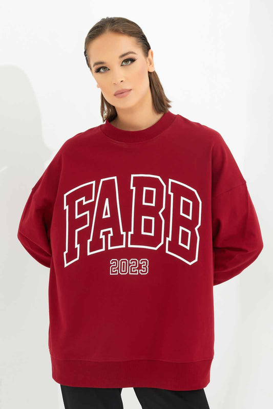 Redtag-Women-Burgundy-Sweatshirts-(blank),-Category:Sweatshirts,-Colour:Burgundy,-Deals:New-In,-Dept:Ladieswear,-Filter:Women's-Clothing,-LDC,-LDC-Sweatshirts,-New-In-LDC-APL,-Non-Sale,-S23A,-Section:Women-Women's-