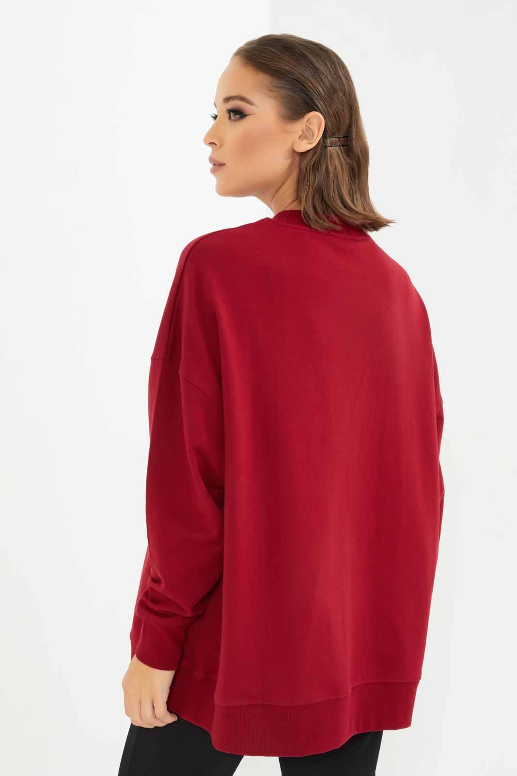 Redtag-Women-Burgundy-Sweatshirts-(blank),-Category:Sweatshirts,-Colour:Burgundy,-Deals:New-In,-Dept:Ladieswear,-Filter:Women's-Clothing,-LDC,-LDC-Sweatshirts,-New-In-LDC-APL,-Non-Sale,-S23A,-Section:Women-Women's-