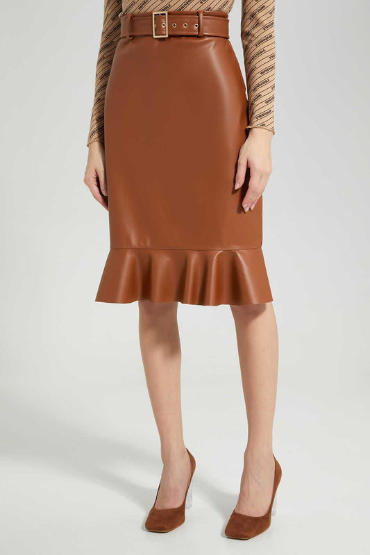 Redtag-Women-Sand-Pleated-Skirt-(blank),-Category:Skirts,-Colour:Sand,-Deals:New-In,-Filter:Women's-Clothing,-LDC,-LDC-Skirts,-New-In-LDC-APL,-Non-Sale,-S23A,-Section:Women-Women's-